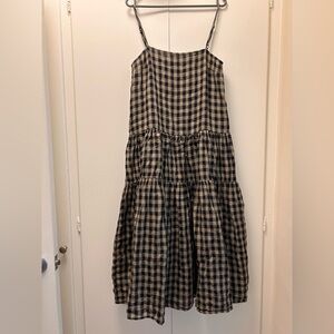 Marle New Zealand Vanessa Dress [US 2 / NZ 6 | Dark Brown Gingham]